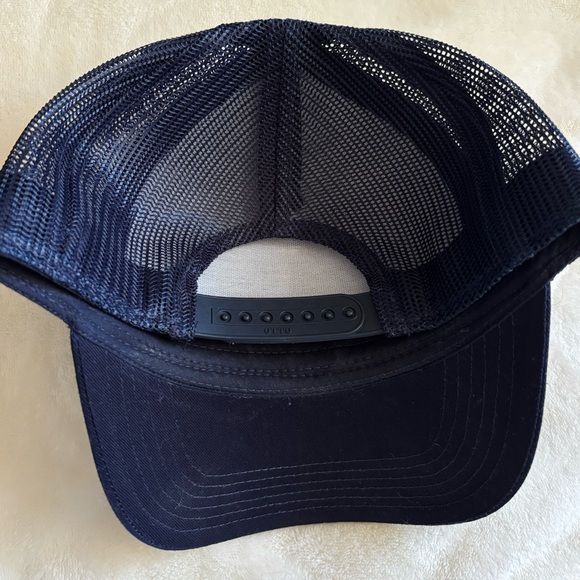Corepower Navy Trucker Hat with Rainbow Logo - Picture 3 of 3